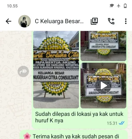 Pengiriman Papan Bunga Duka Cibentang Bantarkawung
